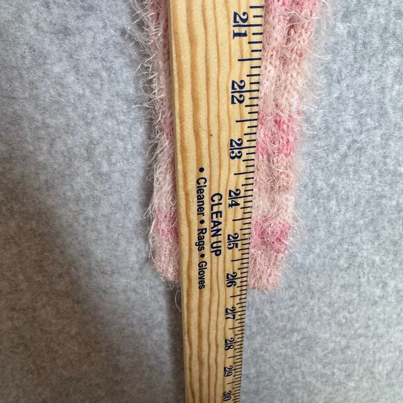 Y2K Candies Eyelash Sweater Womens Small Stretch Mock Neck Pink Striped Coquette - Picture 7 of 10